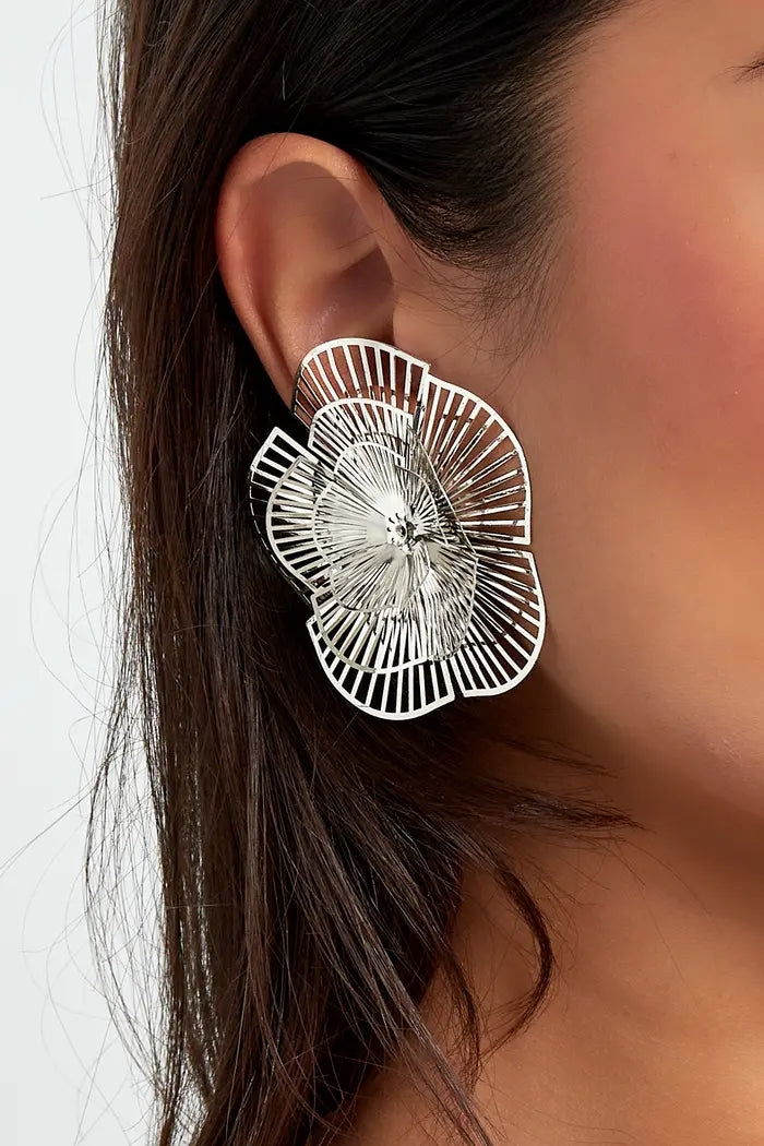 Pendientes fiesta floral