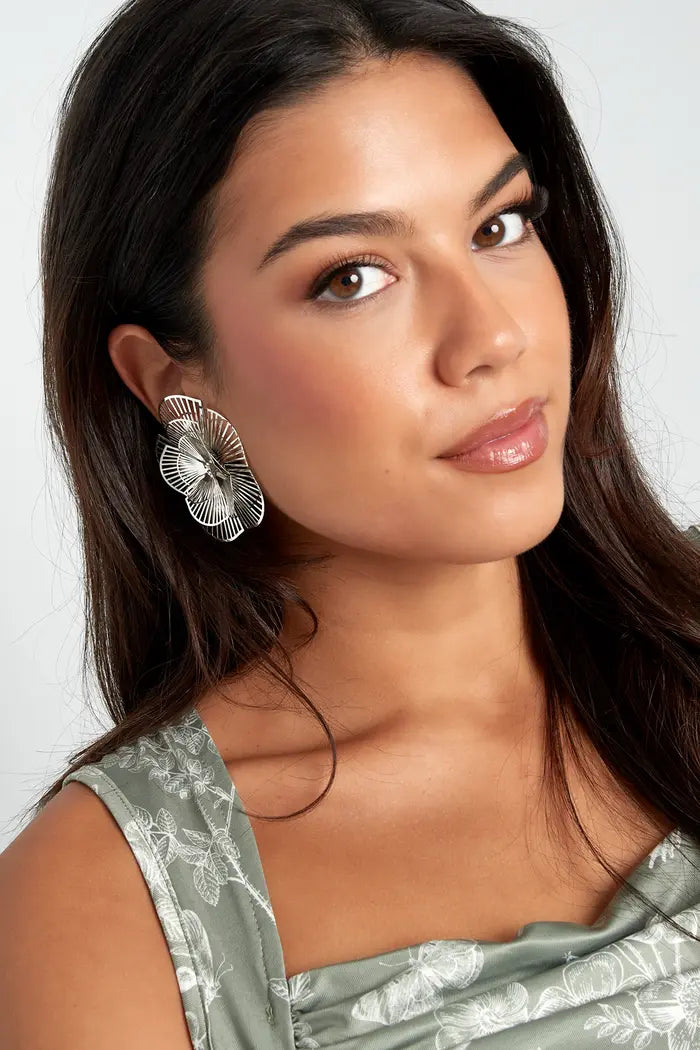 Pendientes fiesta floral