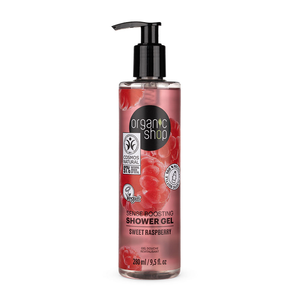 GEL DE DUCHA ENERGIZANTE DE FRAMBUESA DULCE