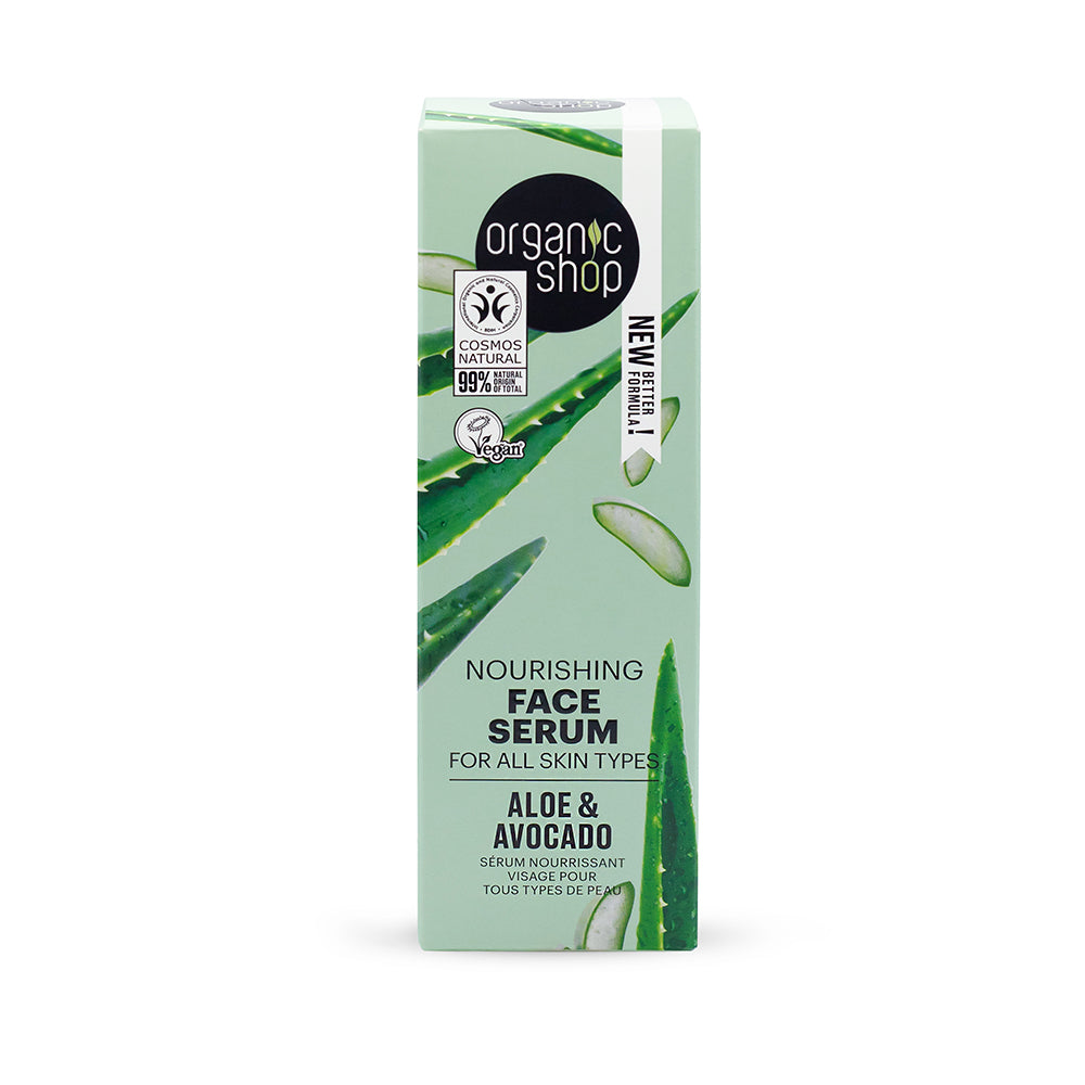 SUERO FACIAL NUTRITIVO PARA TODO TIPO DE PIEL ALOE Y AGUACATE