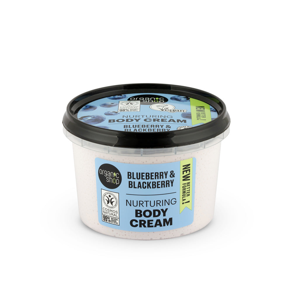 CREMA CORPORAL NUTRITIVA DE ARÁNDANOS Y MORA