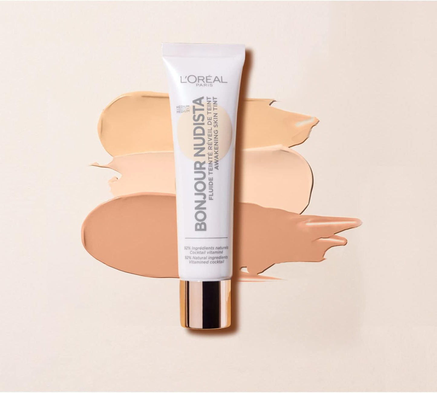 L'Oreal Paris BB Cream-Base de maquillaje liquida Medium/Clair