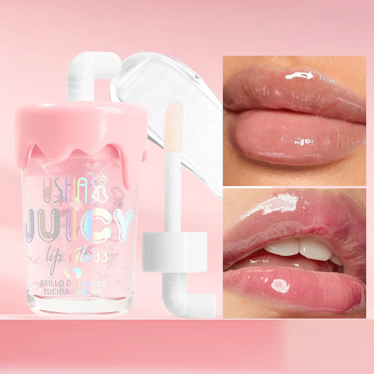 Brillo labial jugoso