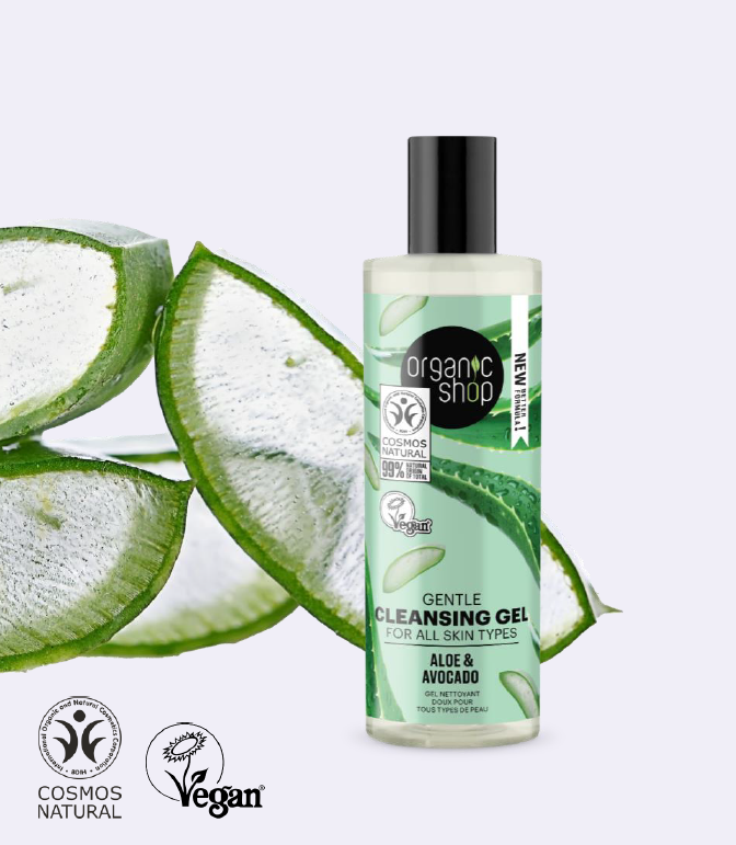 GEL LIMPIADOR SUAVE ALOE & AGUACATE