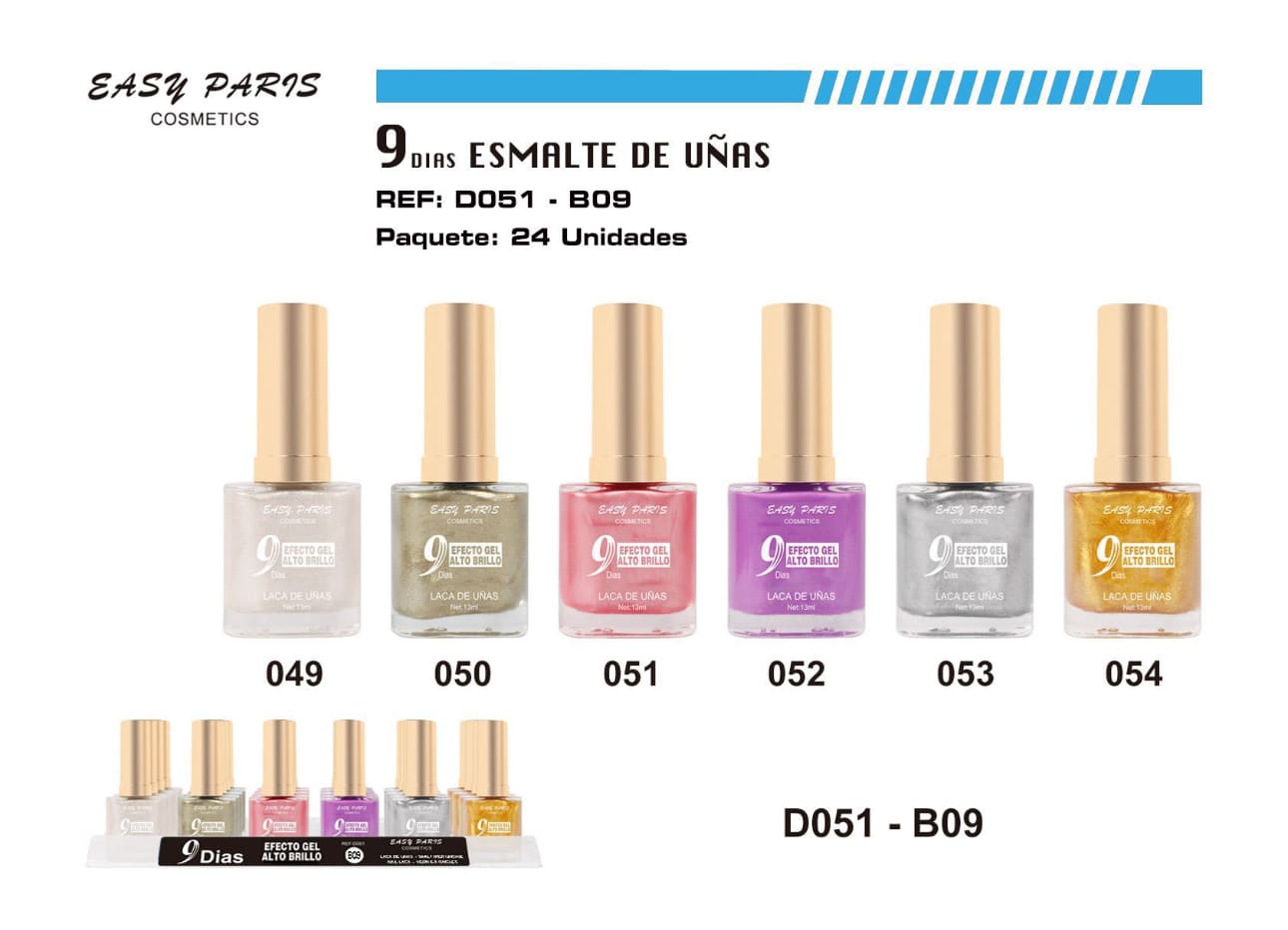 Laca uñas efecto gel 9 días