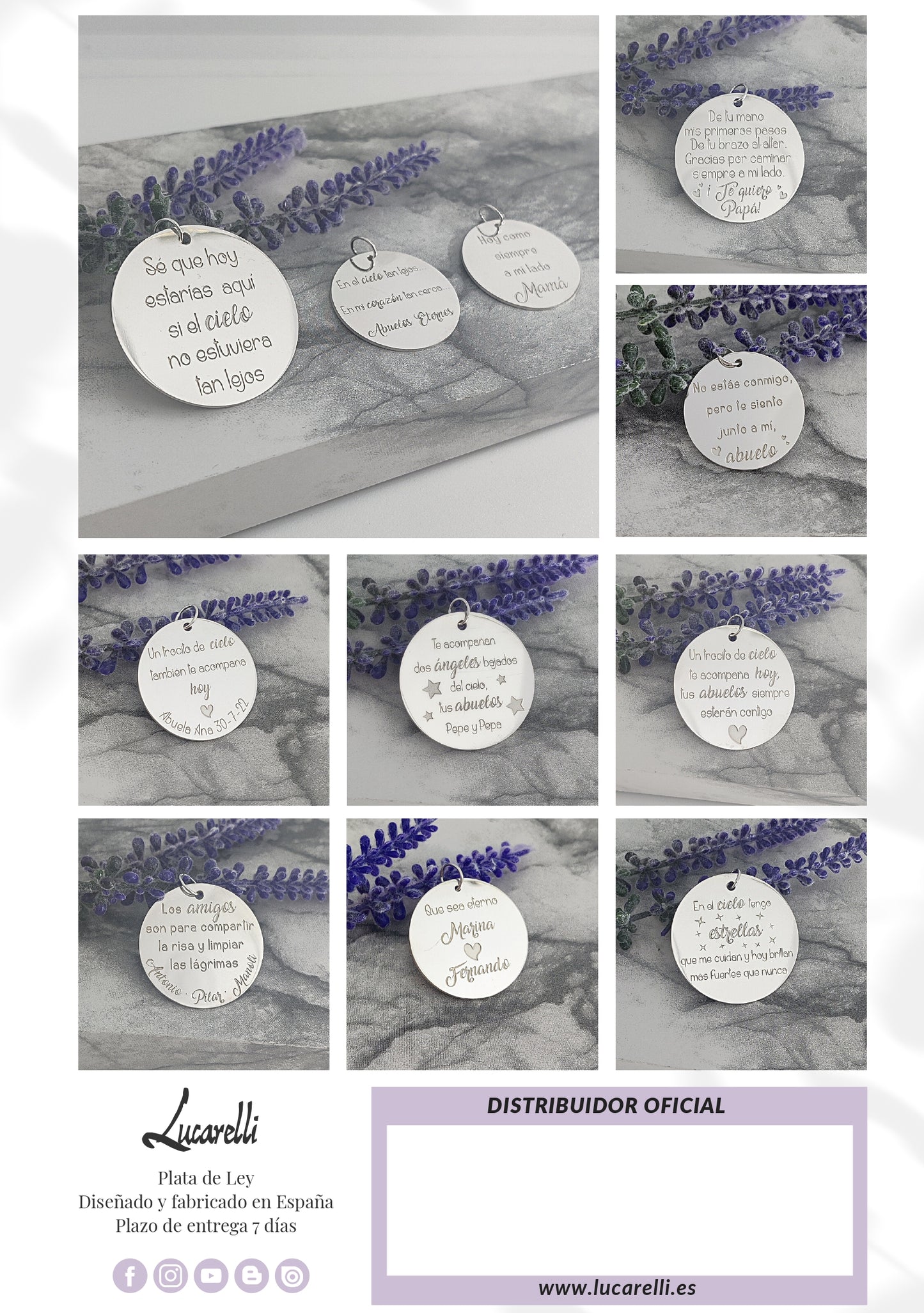Chapas para ramos de novia