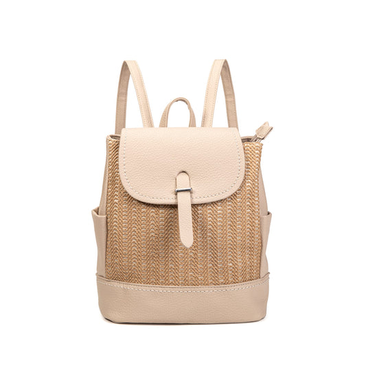 Bolso Mochila Rafia