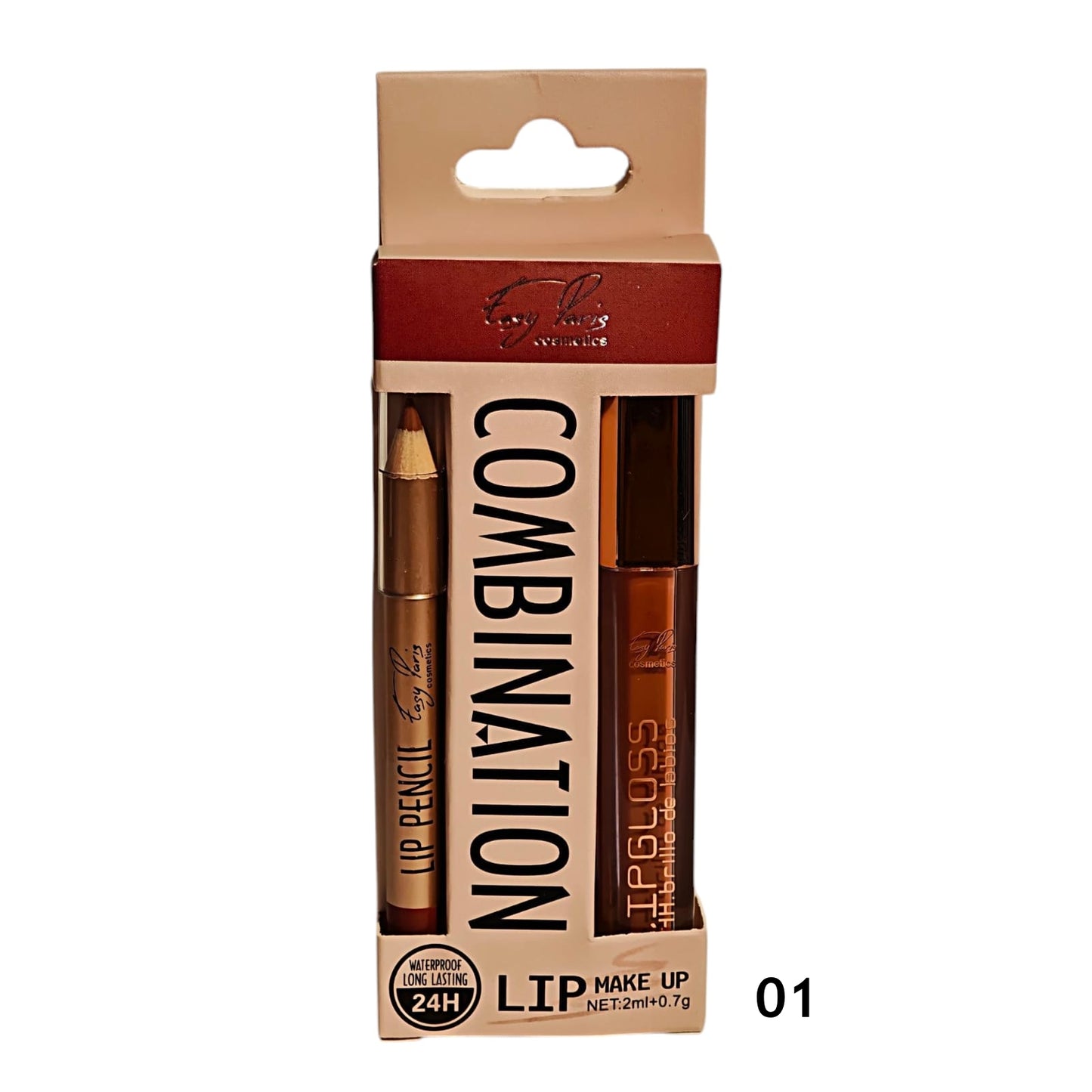 LIP COMBO B.DE LABIOS FIJO+PERFILADOR 24h