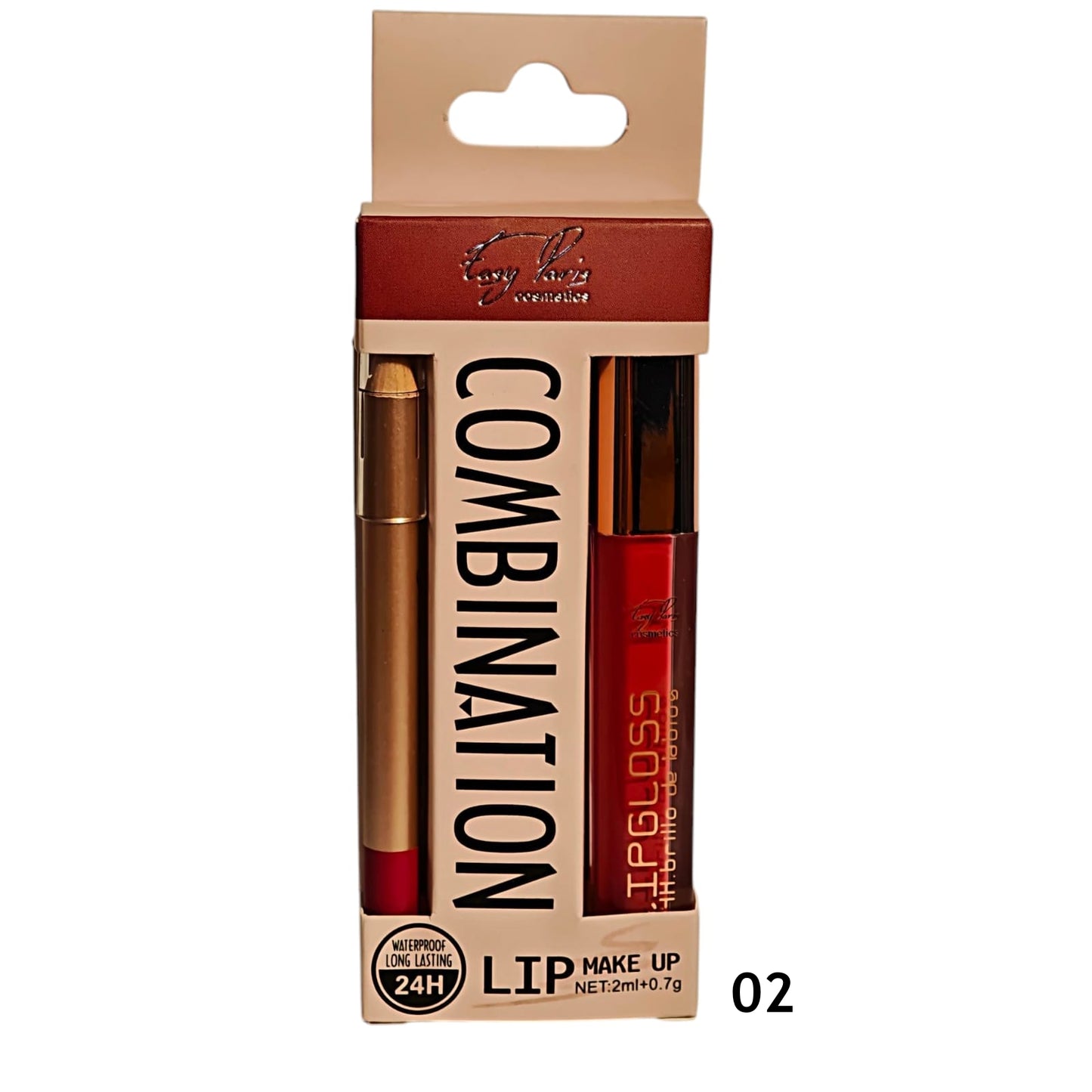 LIP COMBO B.DE LABIOS FIJO+PERFILADOR 24h