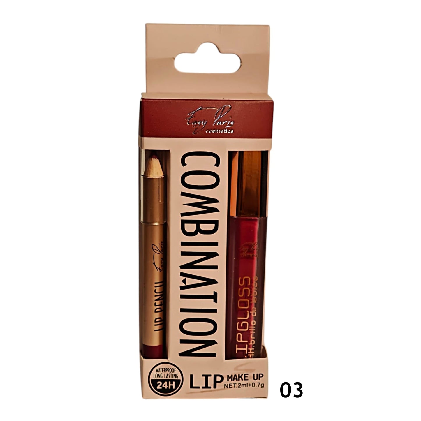 LIP COMBO B.DE LABIOS FIJO+PERFILADOR 24h