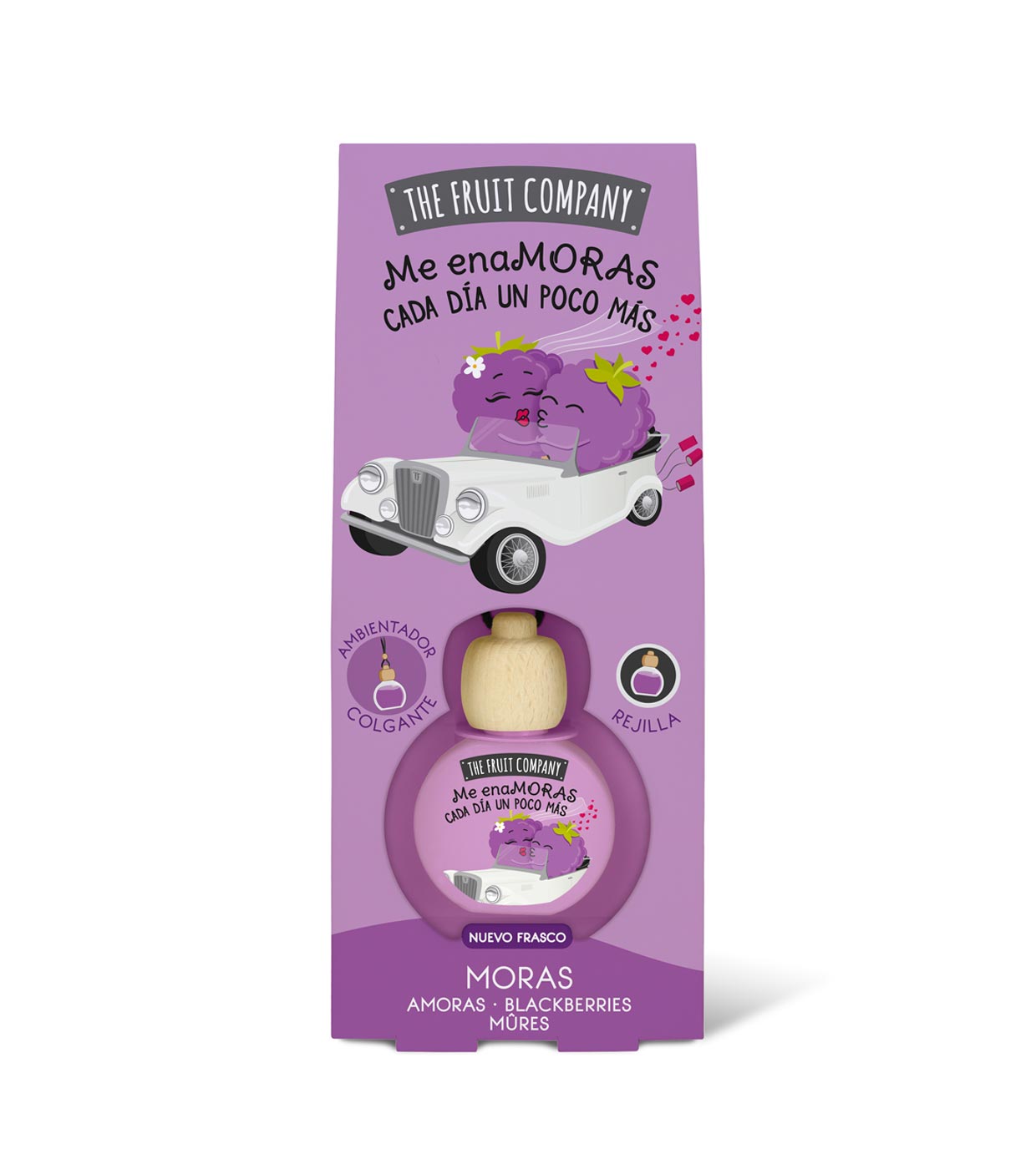 The Fruit Company Ambientador para coche - Moras