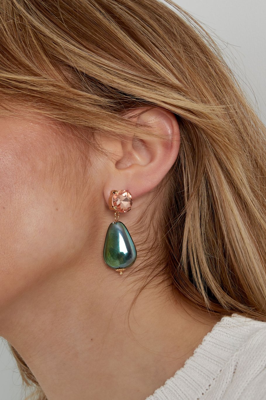 Pendientes país de las maravillas - verde