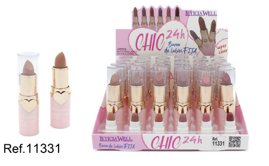 BARRA LABIOS FIJA CHIC CORAZON 24h