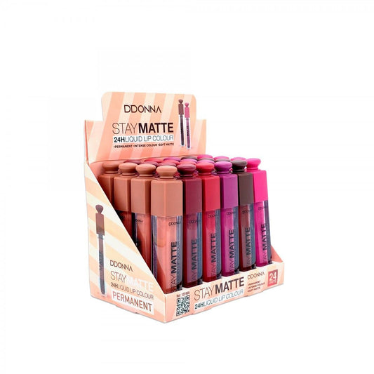 LIP STICK BEAUTY MATTE FIJO 12240A 1€*24UDS