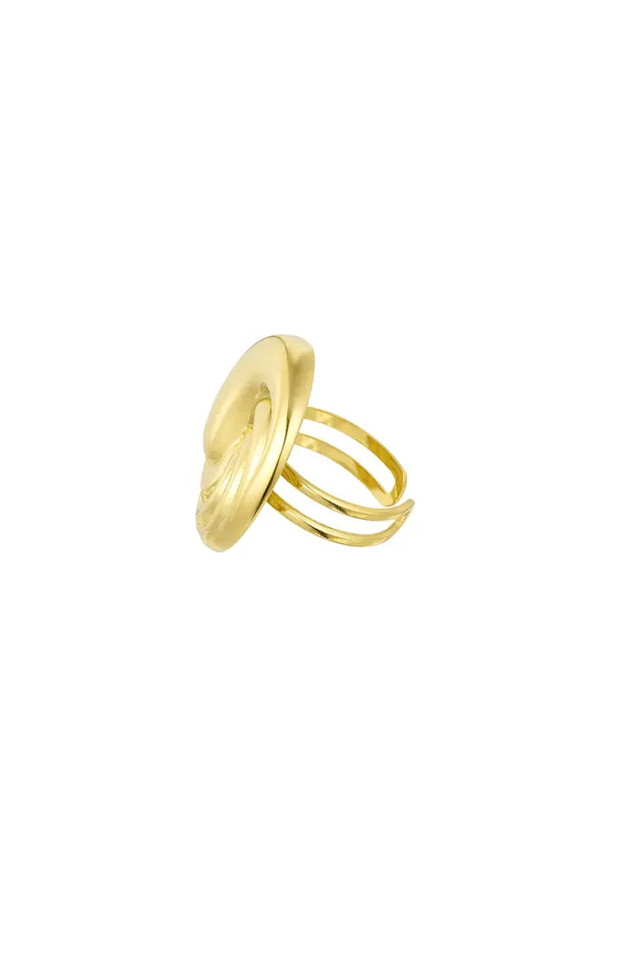 Anillo Twizzle Wave - Color dorado