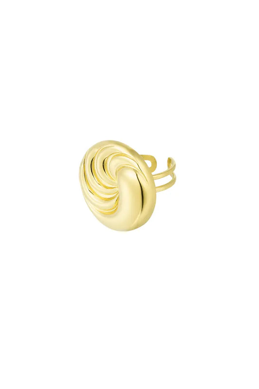 Anillo Twizzle Wave - Color dorado