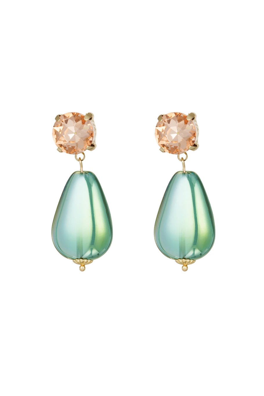 Pendientes país de las maravillas - verde