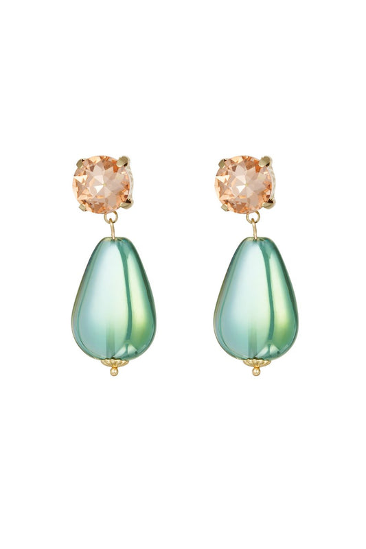 Pendientes país de las maravillas - verde