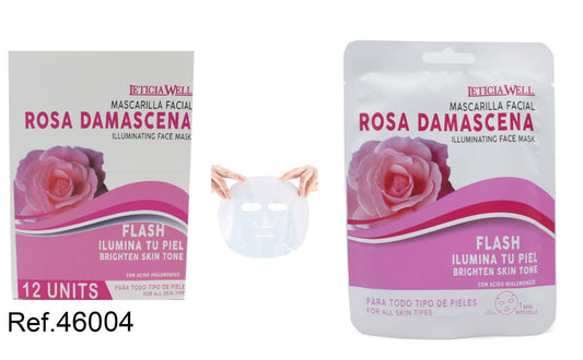 MASCARILLA FACIAL ROSA DAMASCENA