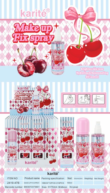 SPRAY FIJADOR DE MAQUILLAJE CEREZA