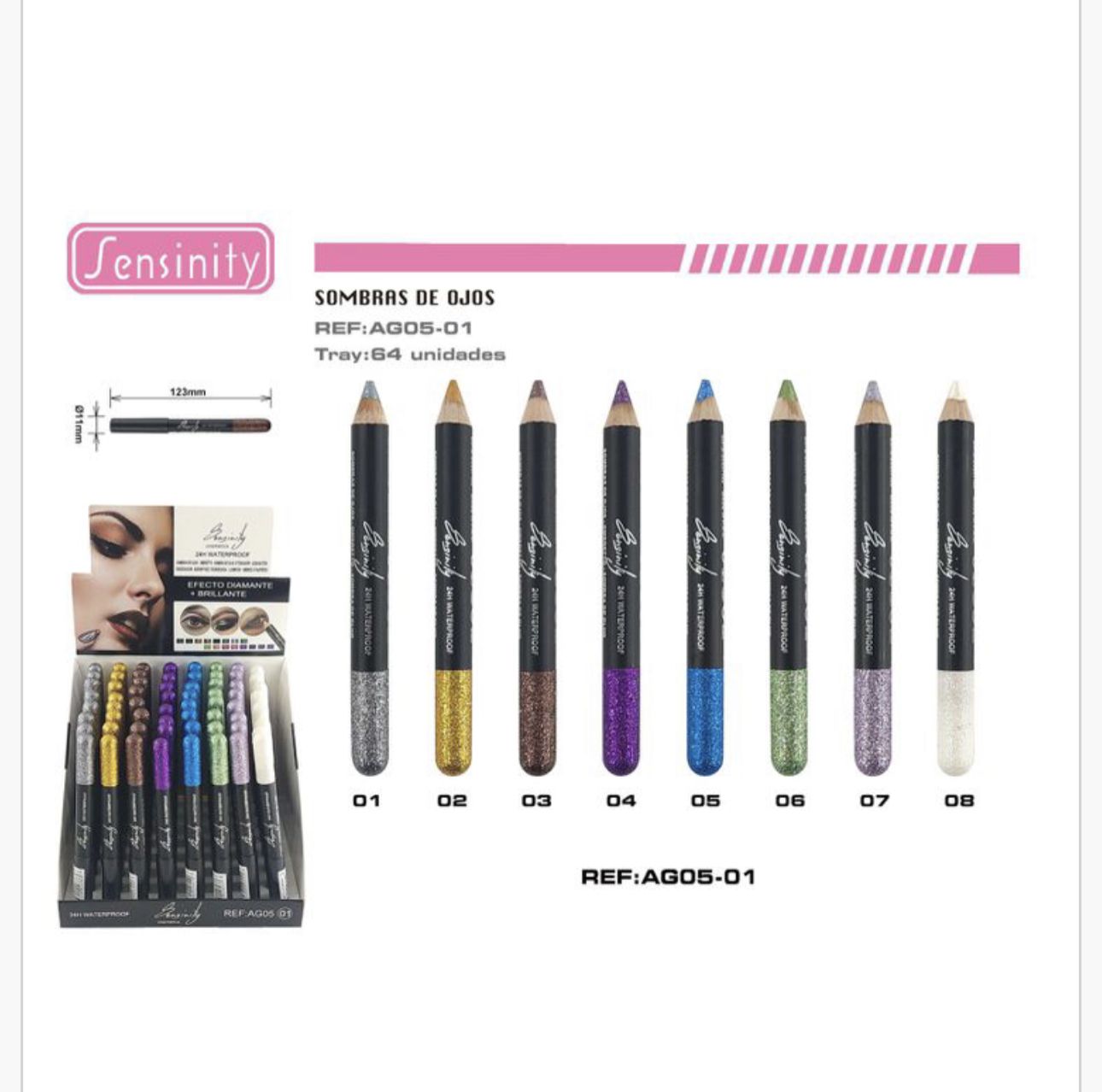 Sombra de Ojos en Lápiz Diamante 24H