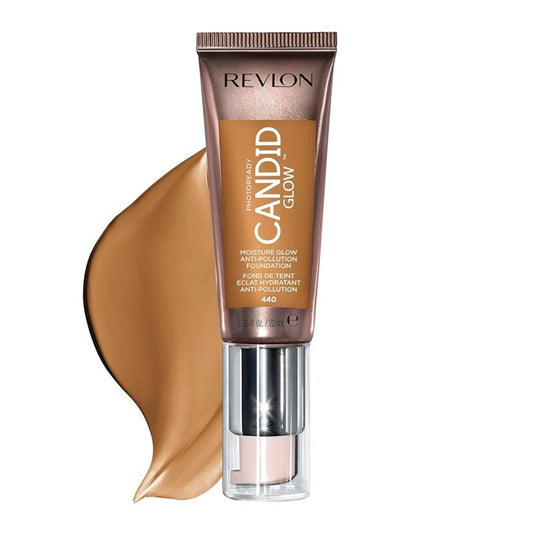 REVLON CANDID GLOW BASE Nº440 CARAMEL