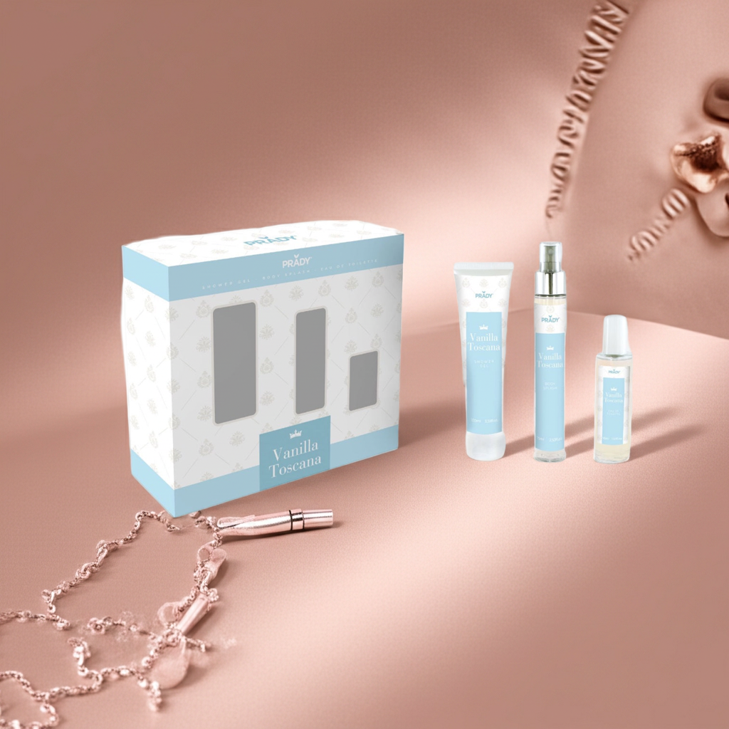 Estuche Vanilla Toscana  3 piezas