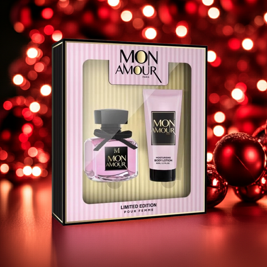 Estuche Mon Amour Perfume para Mujer - Eau de Parfum - 50ml + Moisturizing Body Lotion 50ml