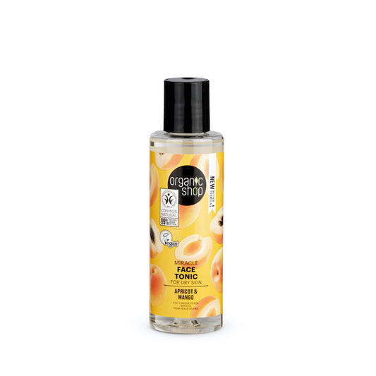 TÓNICO FACIAL MILAGROSO PARA PIEL SECA ALBARICOQUE Y MANGO