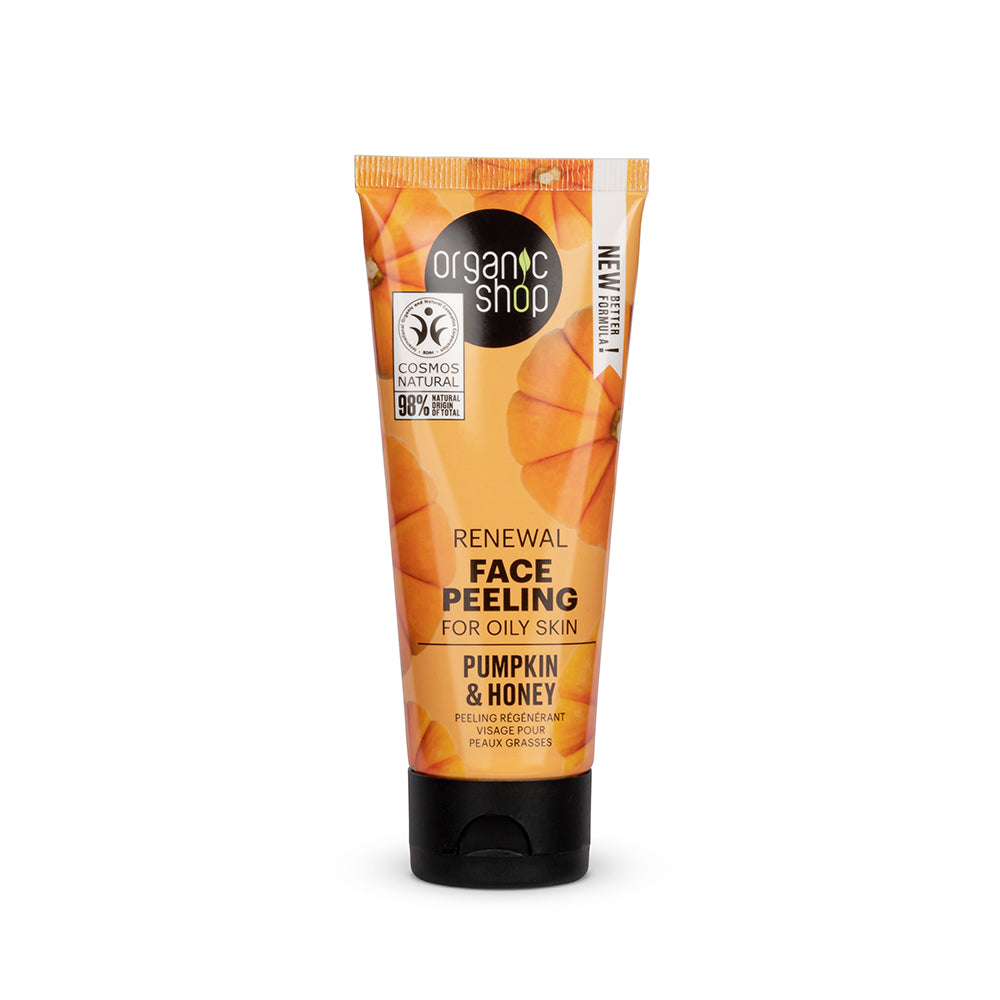 PEELING FACIAL RENOVADOR PARA PIEL GRASA CON ENZIMAS DE CALABAZA Y PAPAYA