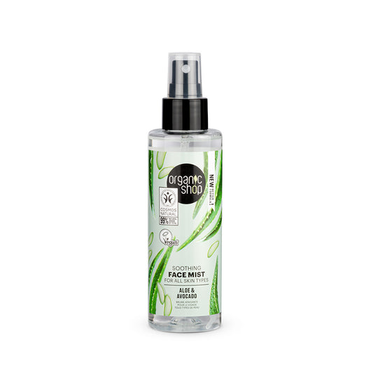 BRUMA FACIAL CALMANTE PARA TODO TIPO DE PIEL ALOE Y AGUACATE