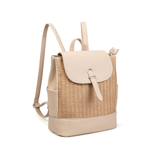 Bolso Mochila Rafia