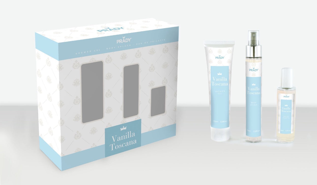Estuche Vanilla Toscana  3 piezas