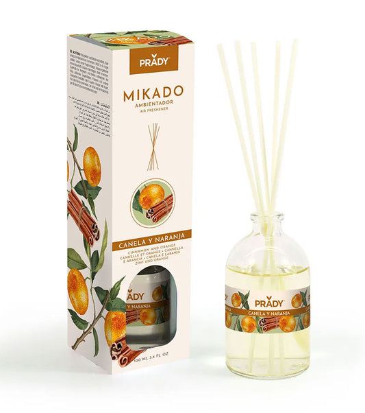 Ambientador Mikado - Canela y Naranja